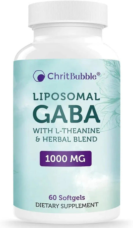 CHRITBUBBLE - ChritBubble Liposomal GABA 1000Mg. with L-Theanine 200Mg. 60 Capsulas Blandas - The Red Vitamin MX - Suplementos Alimenticios - {{ shop.shopifyCountryName }}