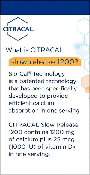 CITRACAL - Citracal Slow Release Calcium 1200Mg. 80 Tabletas - The Red Vitamin MX - Suplementos Alimenticios - {{ shop.shopifyCountryName }}