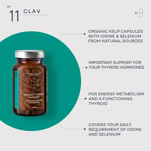 CLAV - CLAV Organic Thyroid Support Supplement with Iodine 120 Capsulas - The Red Vitamin MX - Suplementos Alimenticios - {{ shop.shopifyCountryName }}