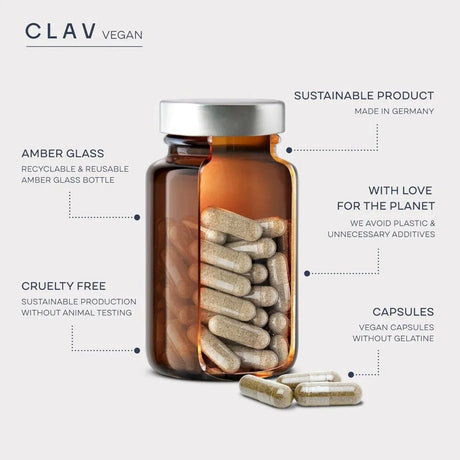 CLAV - CLAV Siberian Ginseng 900Mg. Eleuthero Root Powder 60 Capsulas - The Red Vitamin MX - Suplementos Alimenticios - {{ shop.shopifyCountryName }}
