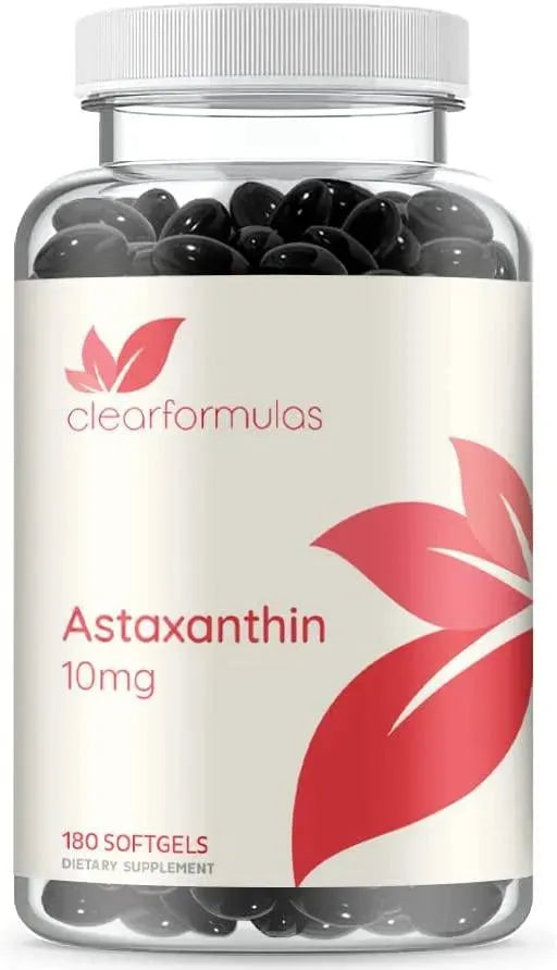 CLEARFORMULAS - ClearFormulas Astaxanthin 10Mg. 180 Capsulas Blandas - The Red Vitamin MX - Suplementos Alimenticios - {{ shop.shopifyCountryName }}