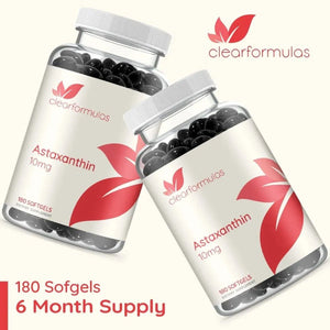 CLEARFORMULAS - ClearFormulas Astaxanthin 10Mg. 180 Capsulas Blandas - The Red Vitamin MX - Suplementos Alimenticios - {{ shop.shopifyCountryName }}