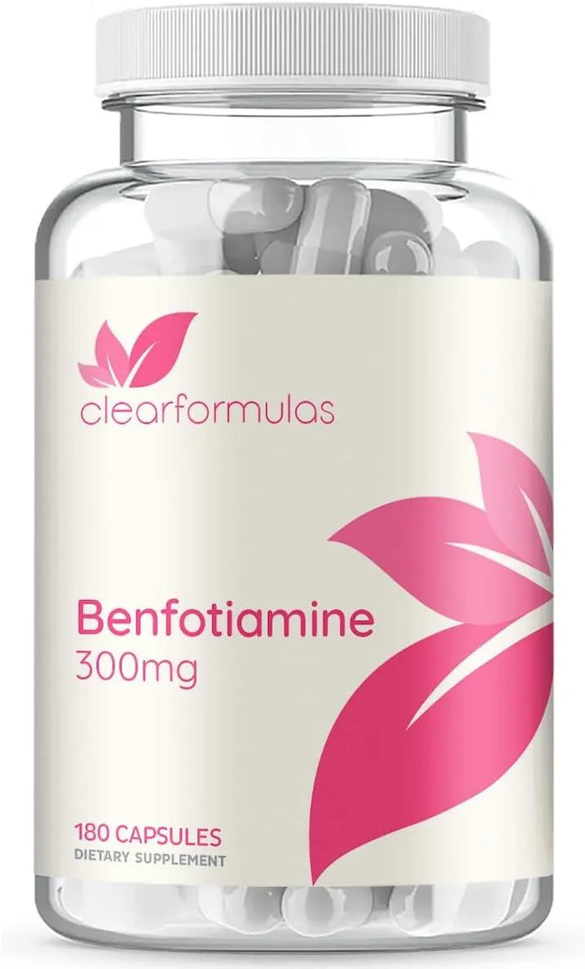 CLEARFORMULAS - ClearFormulas Benfotiamine 300Mg. 180 Capsulas - The Red Vitamin MX - Suplementos Alimenticios - {{ shop.shopifyCountryName }}