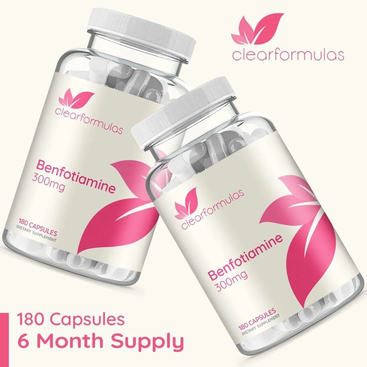 CLEARFORMULAS - ClearFormulas Benfotiamine 300Mg. 180 Capsulas - The Red Vitamin MX - Suplementos Alimenticios - {{ shop.shopifyCountryName }}