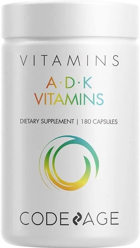 CODEAGE - Codeage ADK Vitamins 180 Capsulas - The Red Vitamin MX - Suplementos Alimenticios - {{ shop.shopifyCountryName }}