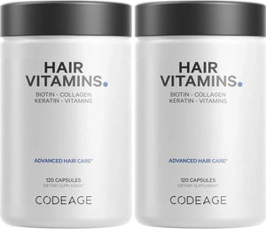 CODEAGE - Codeage Hair Vitamins 120 Capsulas 2 Pack - The Red Vitamin MX - Suplementos Alimenticios - {{ shop.shopifyCountryName }}