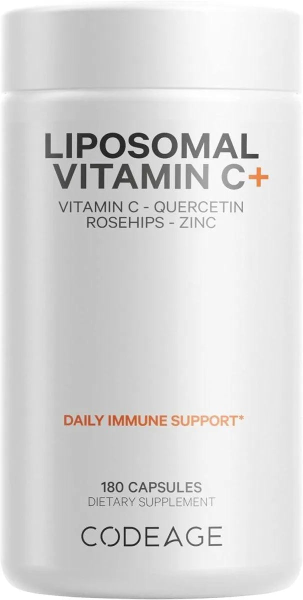 CODEAGE - Codeage Liposomal Vitamin C 1500Mg. 180 Capsulas - The Red Vitamin MX - Suplementos Alimenticios - {{ shop.shopifyCountryName }}