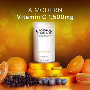 CODEAGE - Codeage Liposomal Vitamin C 1500Mg. 180 Capsulas - The Red Vitamin MX - Suplementos Alimenticios - {{ shop.shopifyCountryName }}