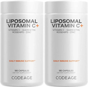 CODEAGE - Codeage Liposomal Vitamin C 1500Mg. with Zinc 180 Capsulas 2 Pack - The Red Vitamin MX - Suplementos Alimenticios - {{ shop.shopifyCountryName }}