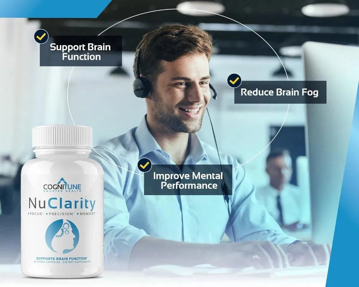 COGNITUNE - CogniTune NuClarity Premium Nootropic Brain Supplement 60 Capsulas - The Red Vitamin MX - Suplementos Alimenticios - {{ shop.shopifyCountryName }}