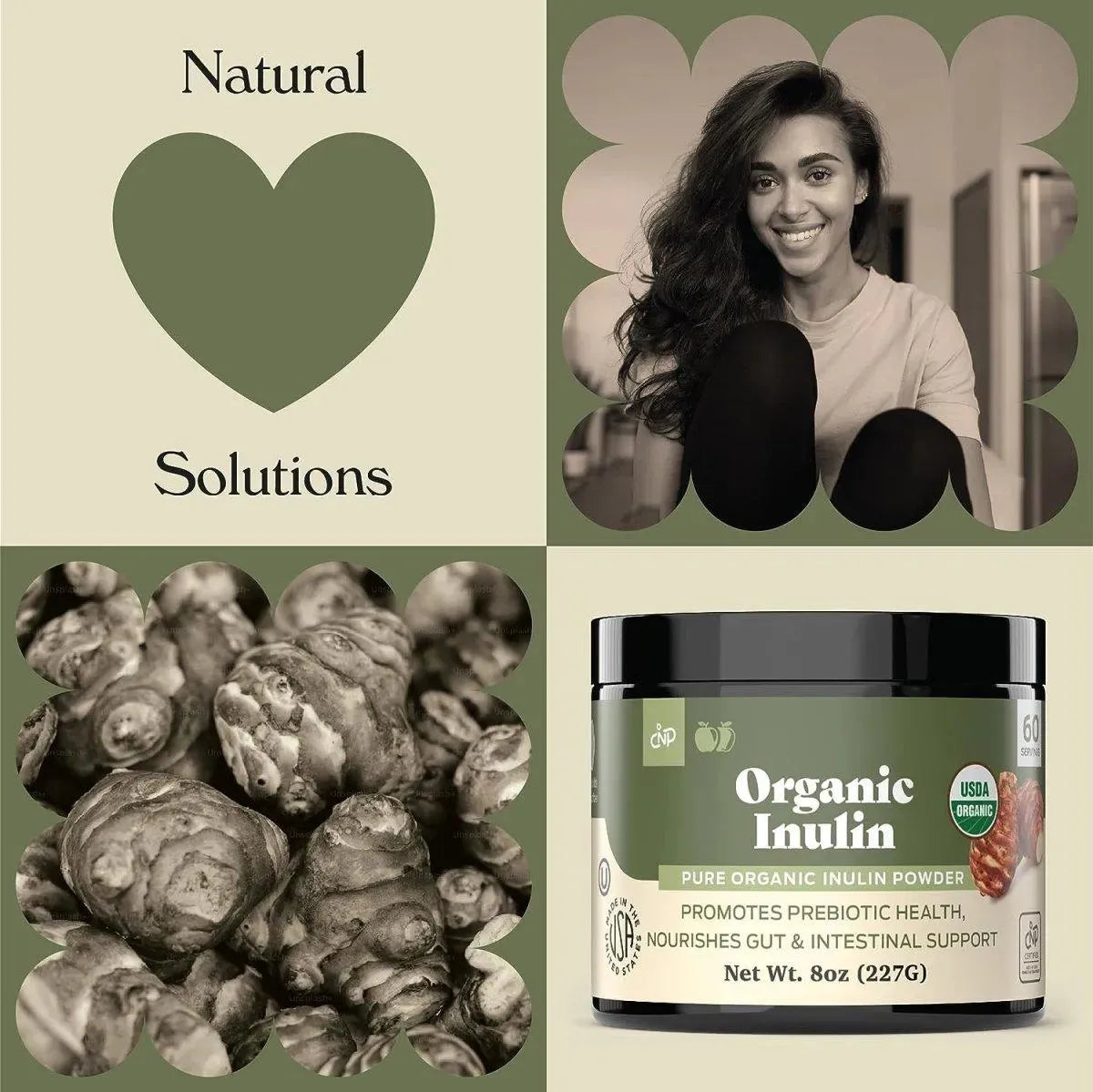 COMPLETE NATURAL PRODUCTS - Complete Natural Products Organic Inulin Powder 227Gr. - The Red Vitamin MX - Suplementos Alimenticios - {{ shop.shopifyCountryName }}