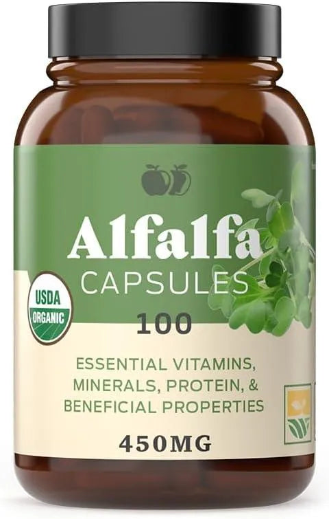 COMPLETE NATURAL PRODUCTS - Complete Natural Products Pure Alfalfa Leaf 630Mg. 100 Capsulas - The Red Vitamin MX - Suplementos Alimenticios - {{ shop.shopifyCountryName }}