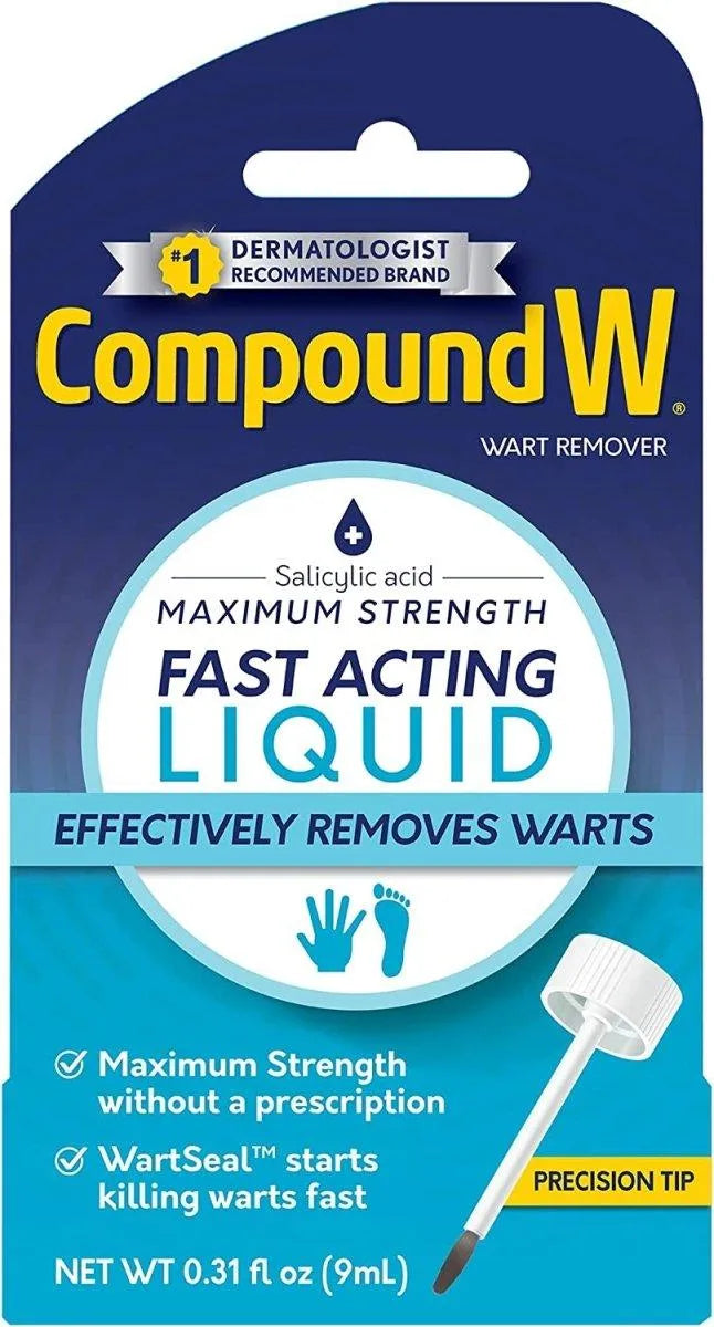 COMPOUND W - Compound W Maximum Strength Fast Acting Liquid Wart Remover 9Ml. - The Red Vitamin MX - Removedor De Verrugas - {{ shop.shopifyCountryName }}