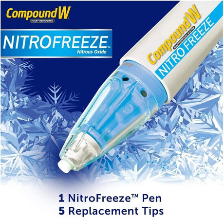 COMPOUND W - Compound W Nitrofreeze Wart Removal 1 Pluma & 5 Puntas Reemplazables - The Red Vitamin MX - Removedor De Verrugas - {{ shop.shopifyCountryName }}