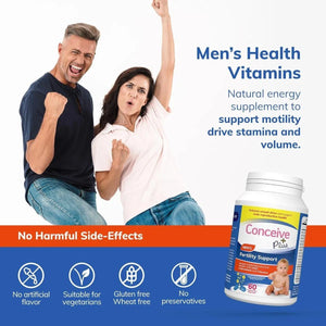 CONCEIVE PLUS - CONCEIVE PLUS Male Fertility Supplement Men's Fertility Support 60 Capsulas - The Red Vitamin MX - Suplementos Alimenticios - {{ shop.shopifyCountryName }}