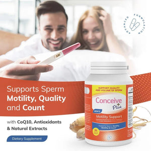 CONCEIVE PLUS - CONCEIVE PLUS Motility Prime Male Fertility Supplement 60 Capsulas - The Red Vitamin MX - Suplementos Alimenticios - {{ shop.shopifyCountryName }}