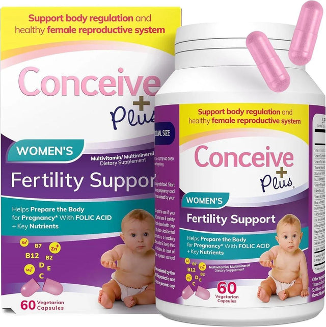 CONCEIVE PLUS - CONCEIVE PLUS Womens Fertility Support 60 Capsulas - The Red Vitamin MX - Suplementos Alimenticios - {{ shop.shopifyCountryName }}