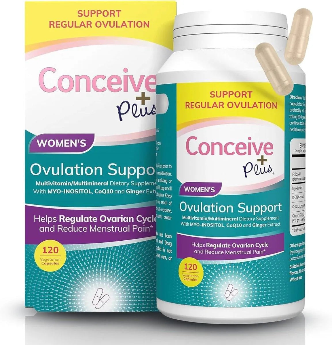 CONCEIVE PLUS - CONCEIVE PLUS Womens Ovulation Support 120 Capsulas - The Red Vitamin MX - Suplementos Alimenticios - {{ shop.shopifyCountryName }}