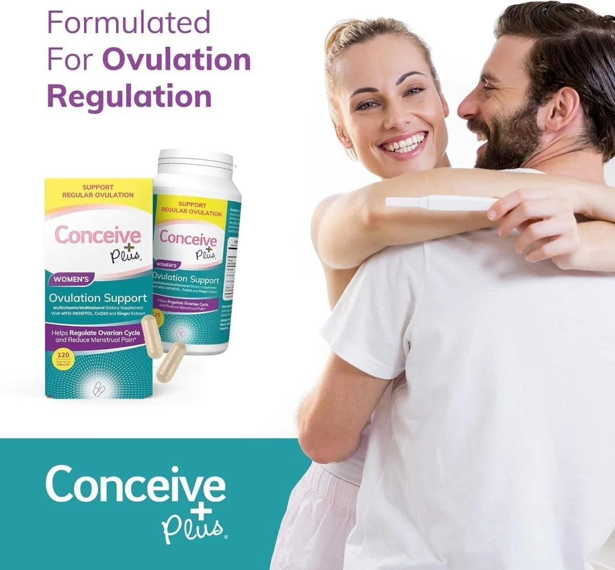 CONCEIVE PLUS - CONCEIVE PLUS Womens Ovulation Support 120 Capsulas - The Red Vitamin MX - Suplementos Alimenticios - {{ shop.shopifyCountryName }}