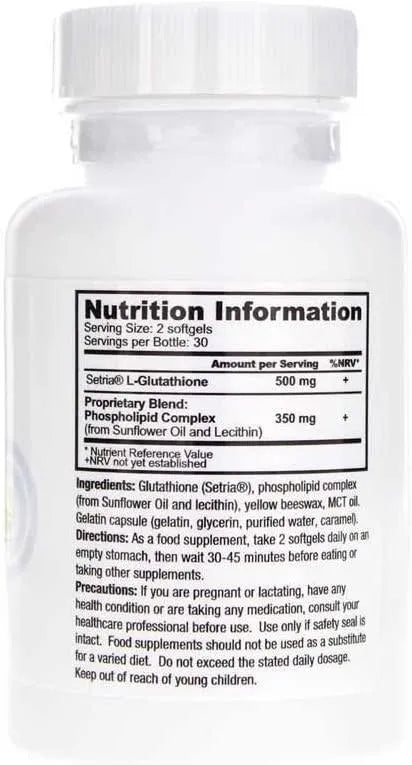 CORE MED SCIENCE - Core Med Science Liposomal Glutathione 500Mg. 60 Capsulas Blandas - The Red Vitamin MX - Suplementos Alimenticios - {{ shop.shopifyCountryName }}