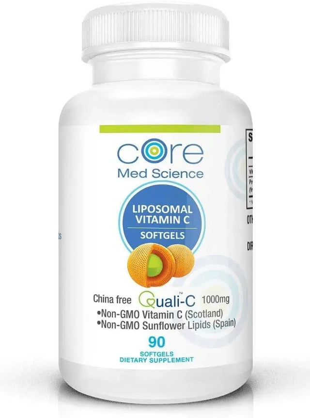 CORE MED SCIENCE - Core Med Science Liposomal Vitamin C 1000Mg. 90 Capsulas Blandas - The Red Vitamin MX - Suplementos Alimenticios - {{ shop.shopifyCountryName }}