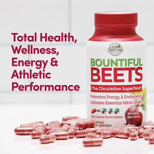 COUNTRY FARMS - Country Farms Bountiful Beets 90 Capsulas - The Red Vitamin MX - Suplementos Alimenticios - {{ shop.shopifyCountryName }}