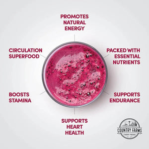 COUNTRY FARMS - Country Farms Bountiful Beets Powder 300Gr. - The Red Vitamin MX - Suplementos Alimenticios - {{ shop.shopifyCountryName }}