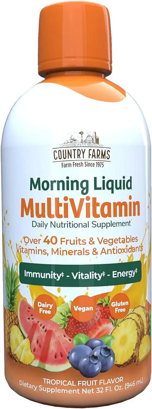 COUNTRY FARMS - Country Farms Morning Liquid Multivitamin 946Ml. - The Red Vitamin MX - Suplementos Alimenticios - {{ shop.shopifyCountryName }}