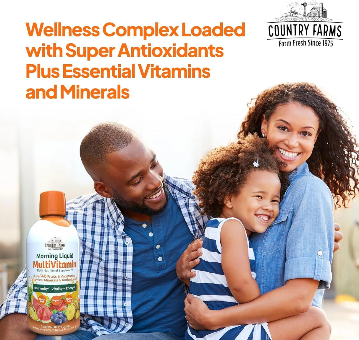 COUNTRY FARMS - Country Farms Morning Liquid Multivitamin 946Ml. - The Red Vitamin MX - Suplementos Alimenticios - {{ shop.shopifyCountryName }}