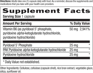 COUNTRY LIFE - Country Life Coenzyme Active B-6 50Mg. 30 Capsulas - The Red Vitamin MX - Suplementos Alimenticios - {{ shop.shopifyCountryName }}