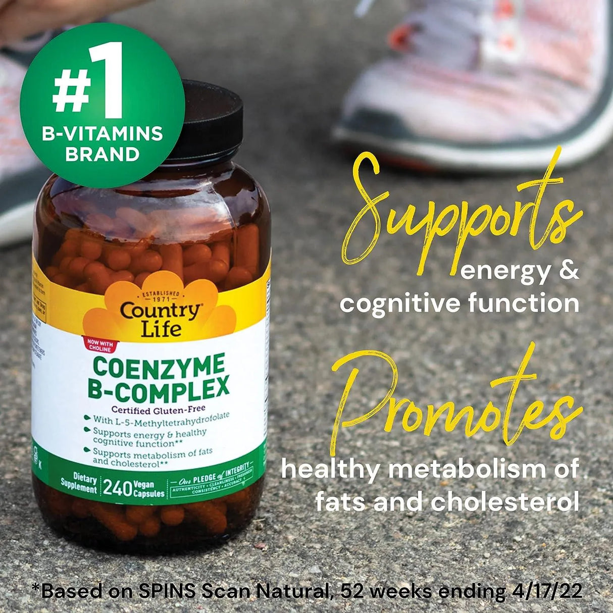 COUNTRY LIFE - Country Life Coenzyme B Complex 240 Capsulas - The Red Vitamin MX - Suplementos Alimenticios - {{ shop.shopifyCountryName }}