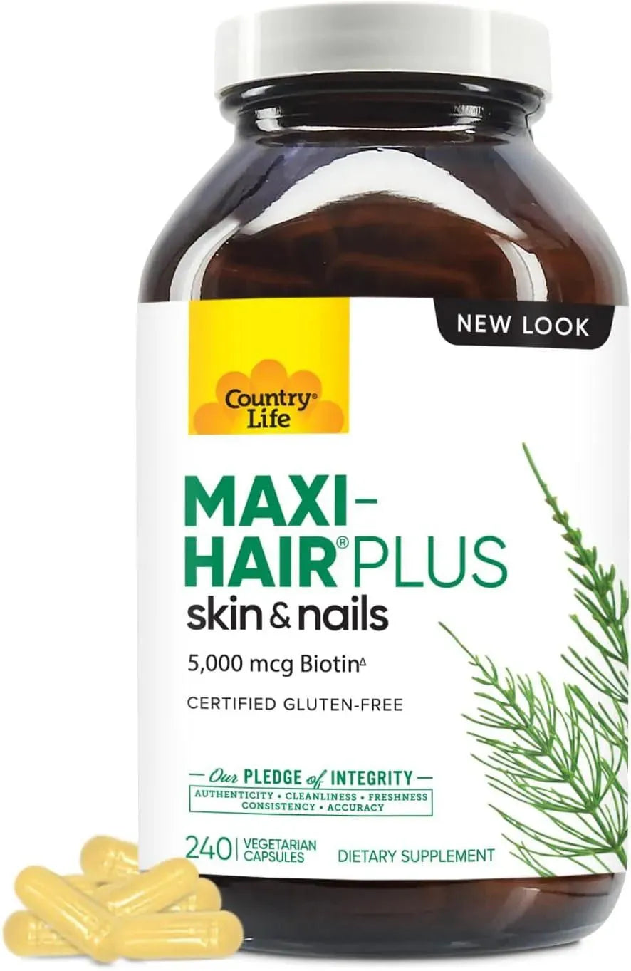 COUNTRY LIFE - Country Life Maxi-Hair Plus 240 Capsulas - The Red Vitamin MX - Suplementos Alimenticios - {{ shop.shopifyCountryName }}