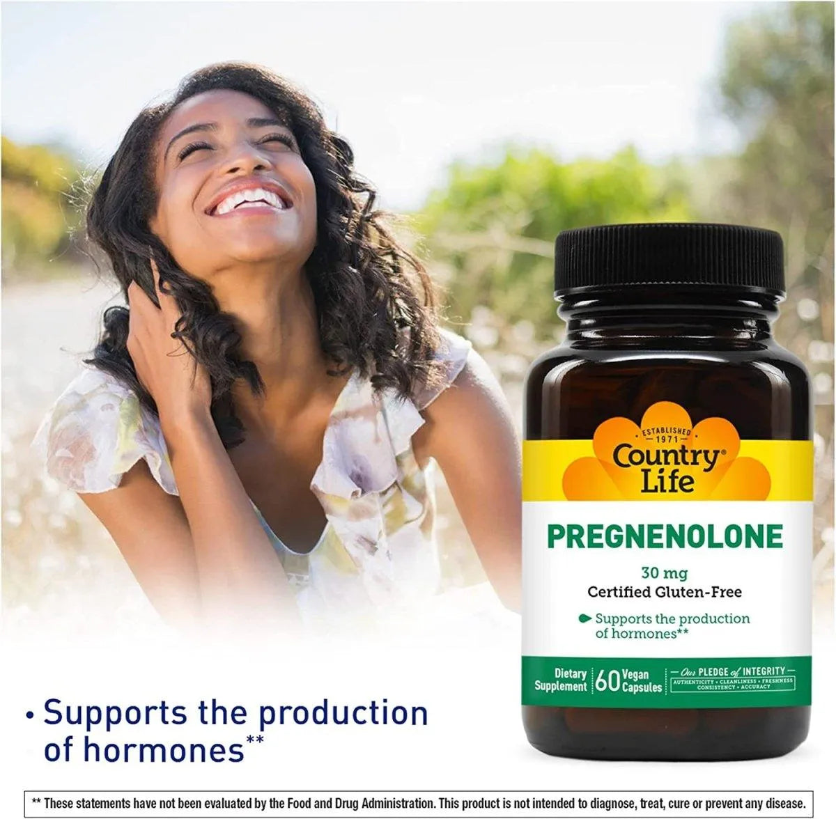 COUNTRY LIFE - Country Life Pregnenolone 30Mg. 60 Capsulas - The Red Vitamin MX - Suplementos Alimenticios - {{ shop.shopifyCountryName }}