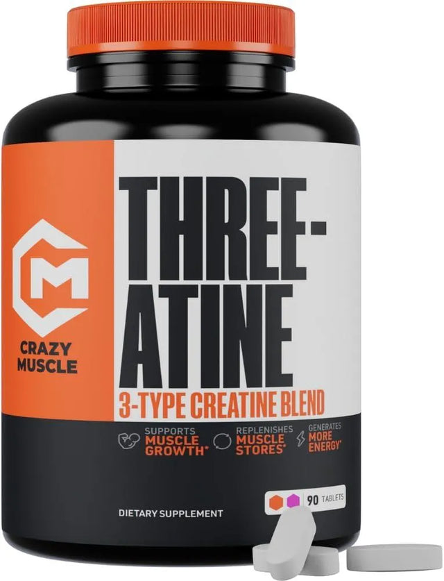 CRAZY MUSCLE - Crazy Muscle Creatine Monohydrate Pills 90 Capsulas - The Red Vitamin MX - Suplementos Alimenticios - {{ shop.shopifyCountryName }}