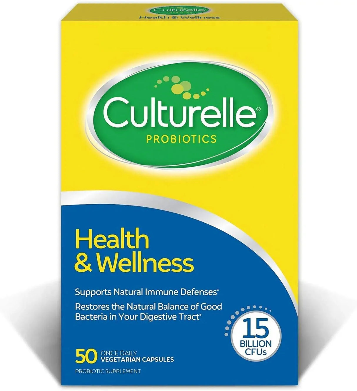 CULTURELLE - Culturelle Health & Wellness Daily Probiotic 50 Capsulas - The Red Vitamin MX - Suplementos Alimenticios - {{ shop.shopifyCountryName }}