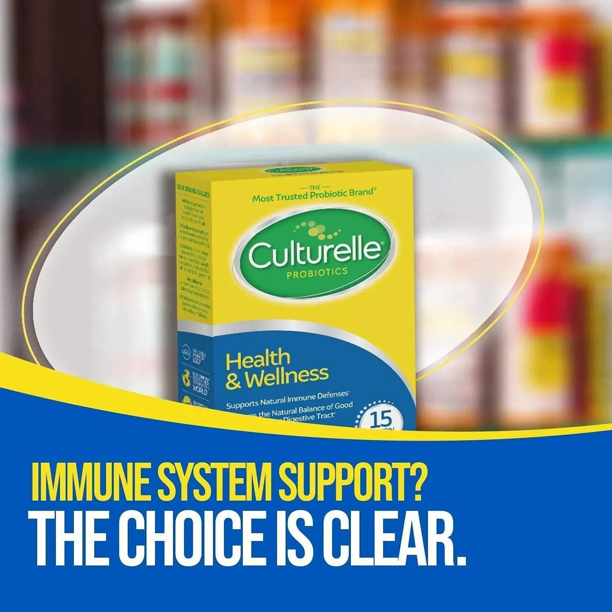 CULTURELLE - Culturelle Health & Wellness Daily Probiotic 50 Capsulas - The Red Vitamin MX - Suplementos Alimenticios - {{ shop.shopifyCountryName }}