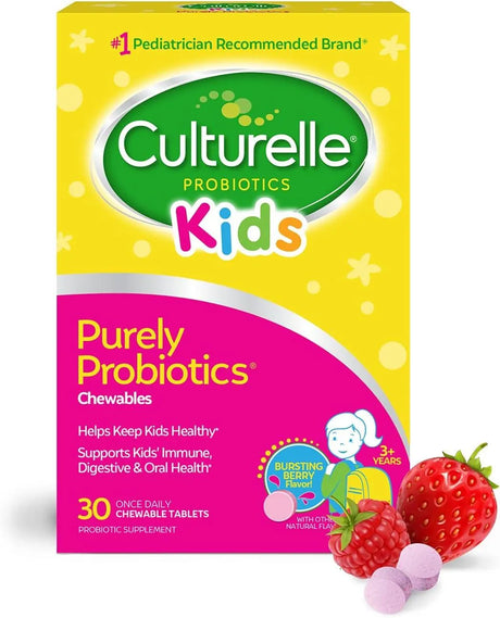 CULTURELLE - Culturelle Kids Chewable Daily Probiotic 30 Tabletas Masticables - The Red Vitamin MX - Suplementos Alimenticios - {{ shop.shopifyCountryName }}