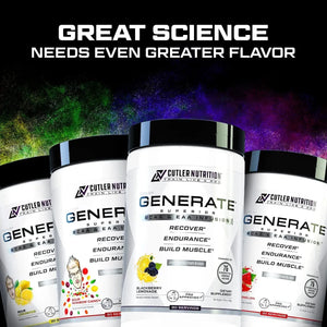 CUTLER NUTRITION - Cutler Nutrition Generate EAA and BCAA Powder BlackBerry Lemonade 30 Servicios 330Gr. - The Red Vitamin MX - Suplementos Alimenticios - {{ shop.shopifyCountryName }}