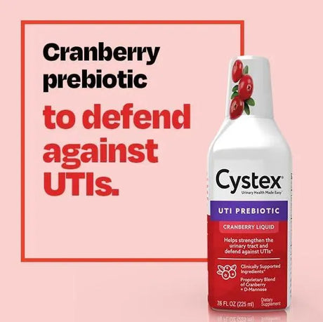 CYSTEX - Cystex Cranberry Prebiotic Supplement 450Ml. - The Red Vitamin MX - Suplementos Alimenticios - {{ shop.shopifyCountryName }}