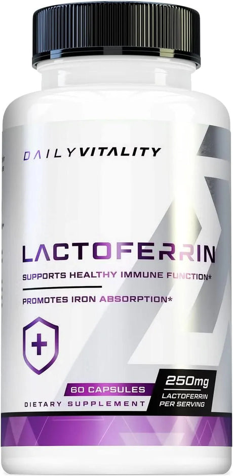 DAILY VITALITY - Daily Vitality Lactoferrin 250Mg. 60 Capsulas - The Red Vitamin MX - Suplementos Alimenticios - {{ shop.shopifyCountryName }}