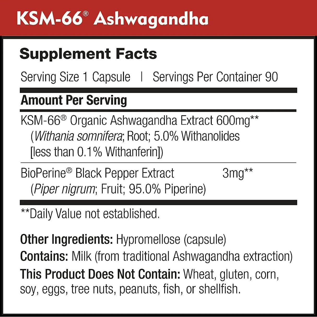 DAILYNUTRA - DailyNutra KSM-66 Ashwagandha 600Mg. 90 Capsulas - The Red Vitamin MX - Suplementos Alimenticios - {{ shop.shopifyCountryName }}