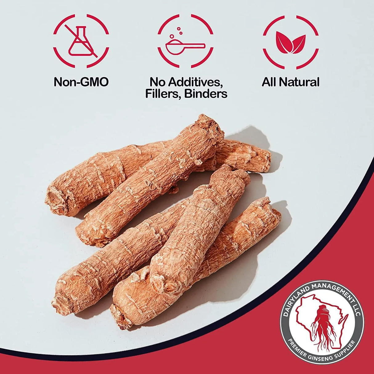 DAIRYLAND MANAGEMENT - Dairyland Management Panax Ginseng Slices 4 Oz. - The Red Vitamin MX - Suplementos Alimenticios - {{ shop.shopifyCountryName }}