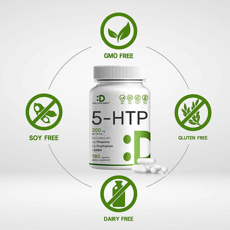 DEAL SUPPLEMENT - Deal Supplement 5-HTP 200Mg. 180 Capsulas - The Red Vitamin MX - Suplementos Alimenticios - {{ shop.shopifyCountryName }}