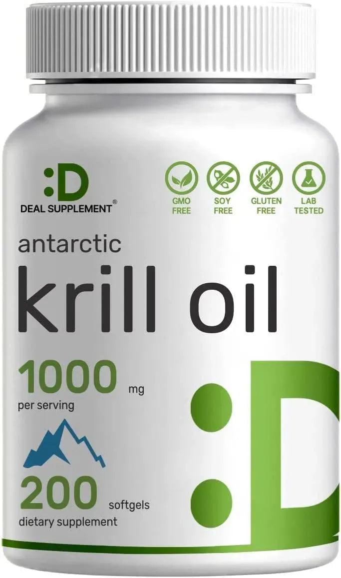 DEAL SUPPLEMENT - Deal Supplement Antarctic Krill Oil 1000Mg. 200 Capsulas Blandas - The Red Vitamin MX - Suplementos Alimenticios - {{ shop.shopifyCountryName }}