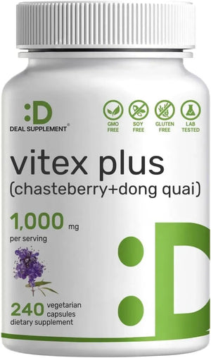 DEAL SUPPLEMENT - Deal Supplement Baya Casto Chasteberry 1000Mg. 240 Capsulas - The Red Vitamin MX - Suplementos Alimenticios - {{ shop.shopifyCountryName }}