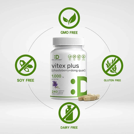 DEAL SUPPLEMENT - Deal Supplement Baya Casto Chasteberry 1000Mg. 240 Capsulas - The Red Vitamin MX - Suplementos Alimenticios - {{ shop.shopifyCountryName }}
