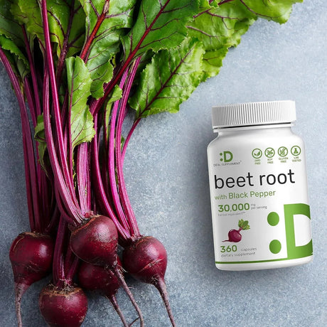 DEAL SUPPLEMENT - Deal Supplement Beet Root Capsules 30,000Mg. 360 Capsulas - The Red Vitamin MX - Suplementos Alimenticios - {{ shop.shopifyCountryName }}