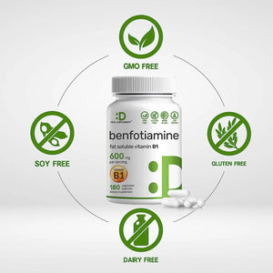 DEAL SUPPLEMENT - Deal Supplement Benfotiamine 600Mg. 180 Capsulas - The Red Vitamin MX - Suplementos Alimenticios - {{ shop.shopifyCountryName }}