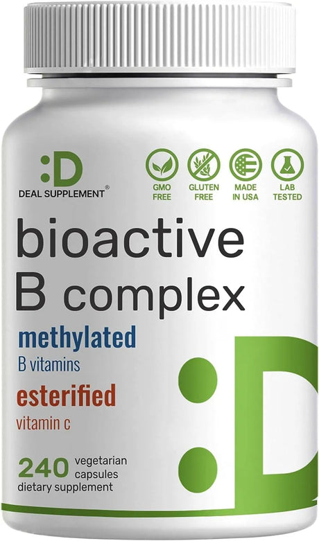 DEAL SUPPLEMENT - Deal Supplement Bioactive Vitamin B Complex 240 Capsulas - The Red Vitamin MX - Suplementos Alimenticios - {{ shop.shopifyCountryName }}