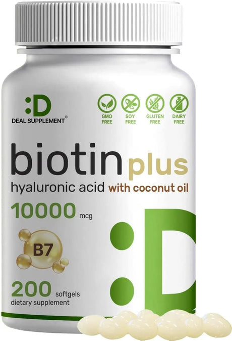 DEAL SUPPLEMENT - Deal Supplement Biotin 10000 mcg 200 Capsulas - The Red Vitamin MX - Suplementos Alimenticios - {{ shop.shopifyCountryName }}